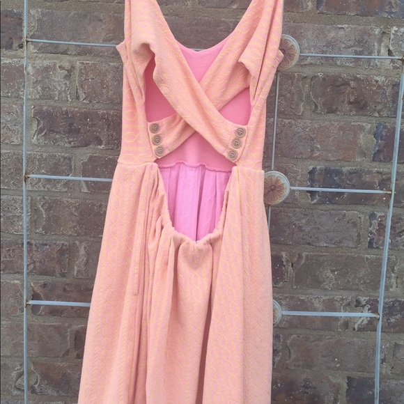 Anthropologie Postage Rolo Cross Back Dress Size M - Picture 3 of 8